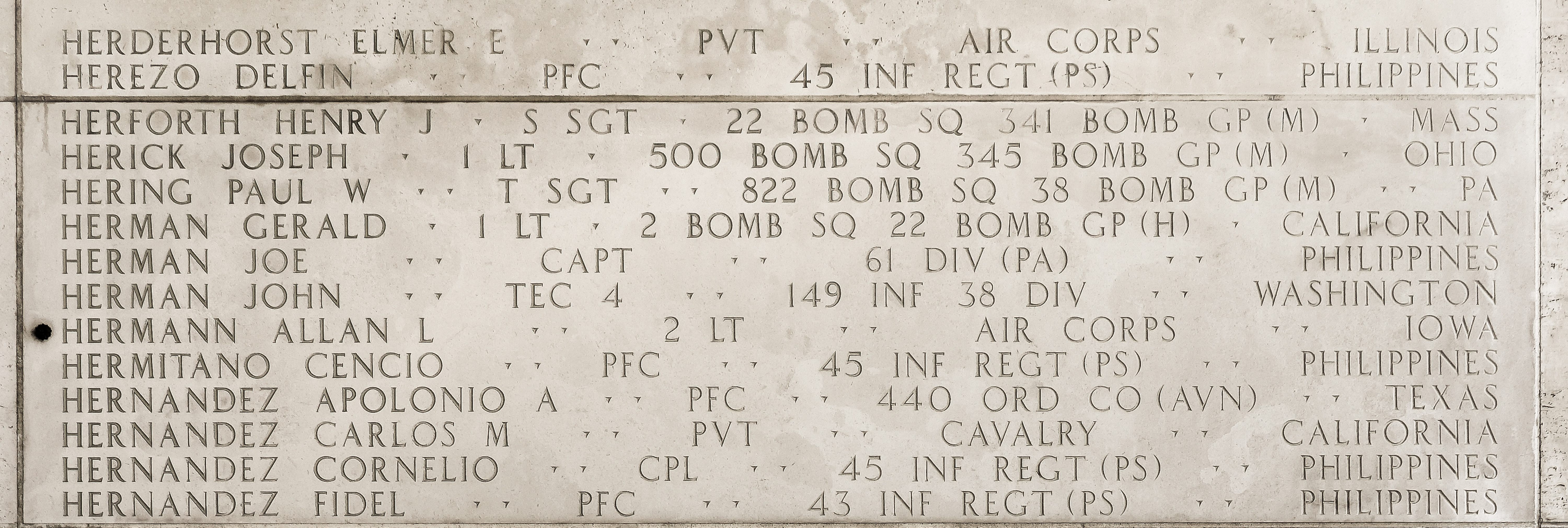 Paul W. Hering, Technical Sergeant